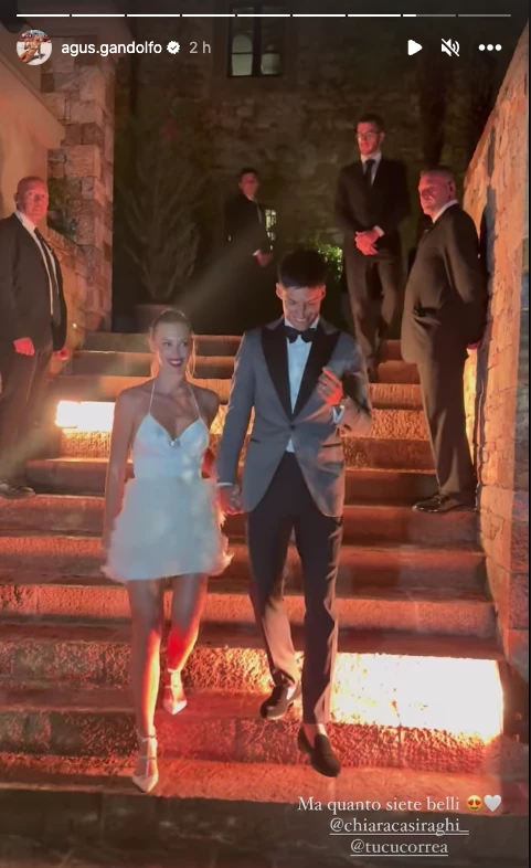 Casamiento de Tucu Correa y Chiara Casiraghi