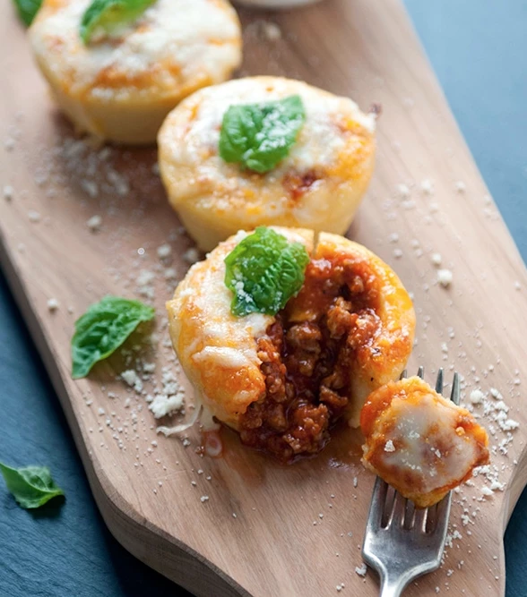 Bocaditos rellenos de polenta