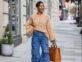 jeans 2023 looks street style wide leg cargo