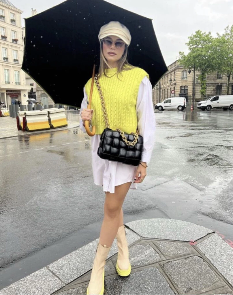 Chalecos tejidos, la prenda que vamos a necesitar este invierno. Foto: Pinterest.