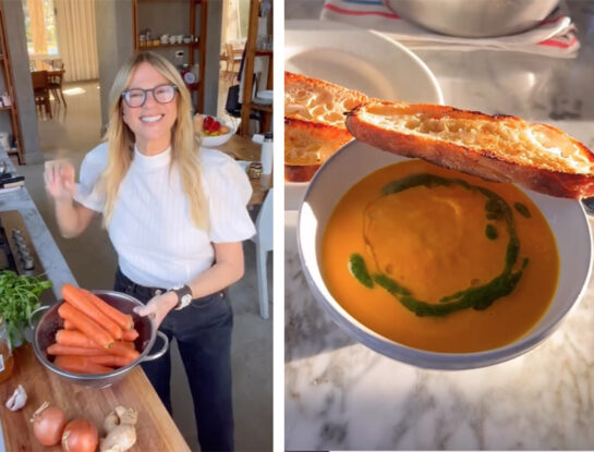 Claudia Fontán nos da la receta de la sopa de zanahorias para combatir el frío