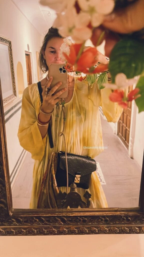 Dolores Barreiro viajó a la India con su pareja