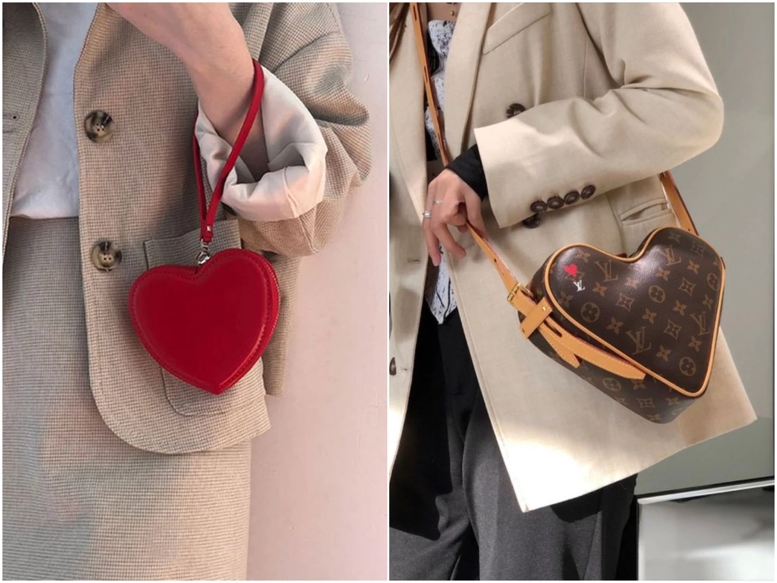 El bolso con forma de corazón más viral del street style