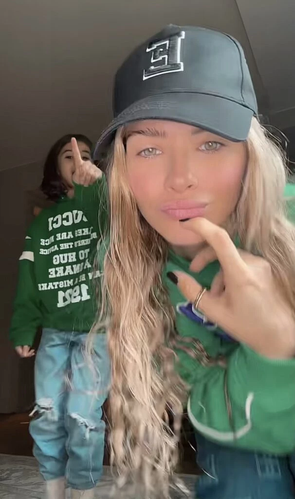 El look matchy de la China y Rufina. Foto: TikTok.