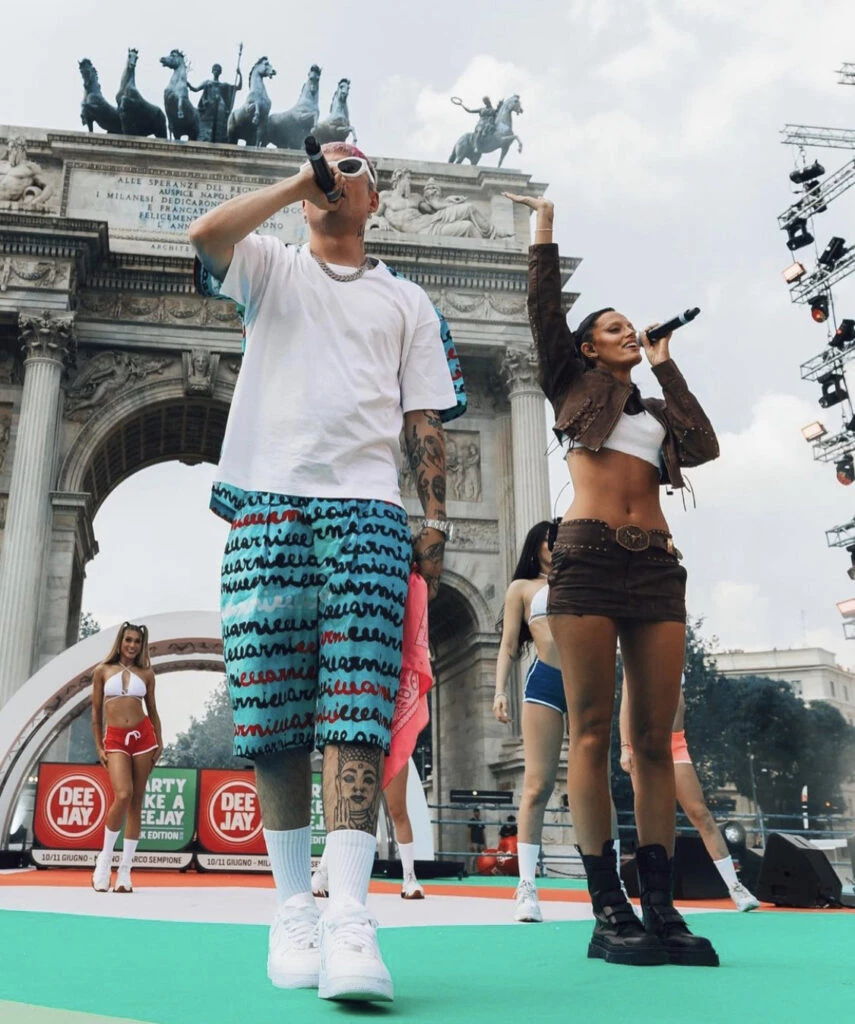 El look westerncore de Oriana Sabatini. Foto: Instagram.