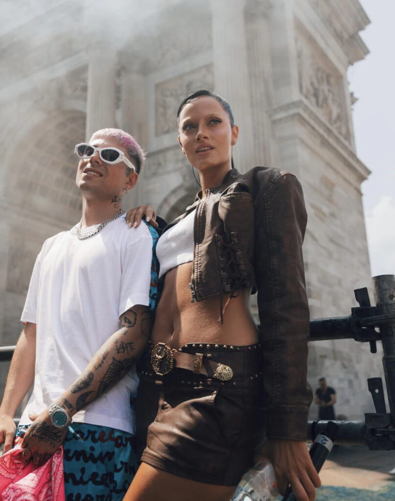 El look westerncore de Oriana Sabatini. Foto: Instagram.