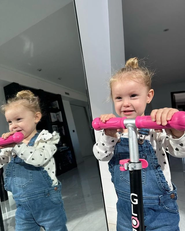 El tierno look de Anita, la hija de Pampita