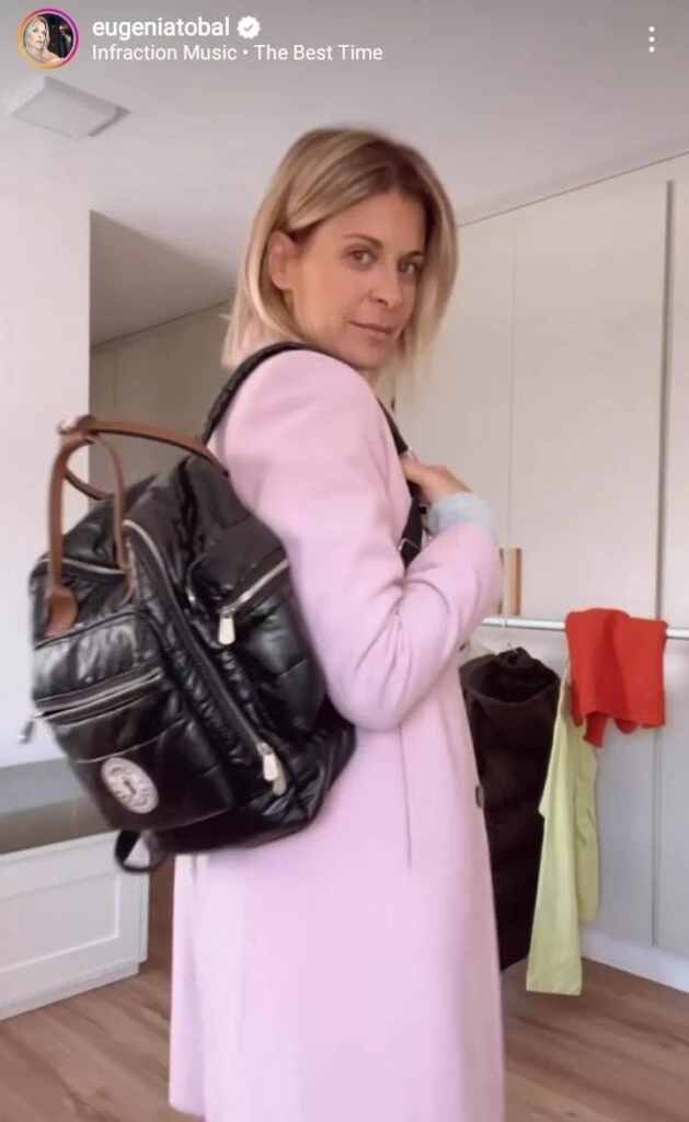 Eugenia Tobal con look clásico