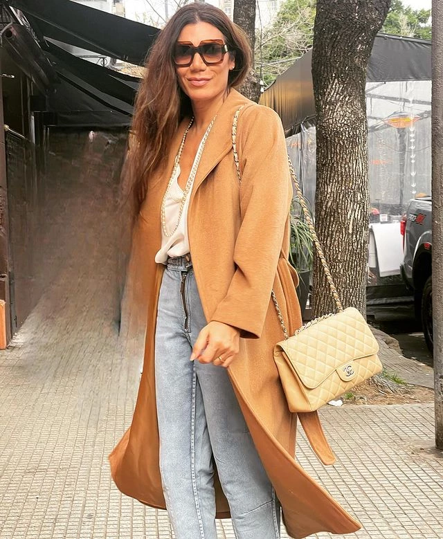 Flor de la V mostró su look abrigado y canchero para una salida con sus hijos