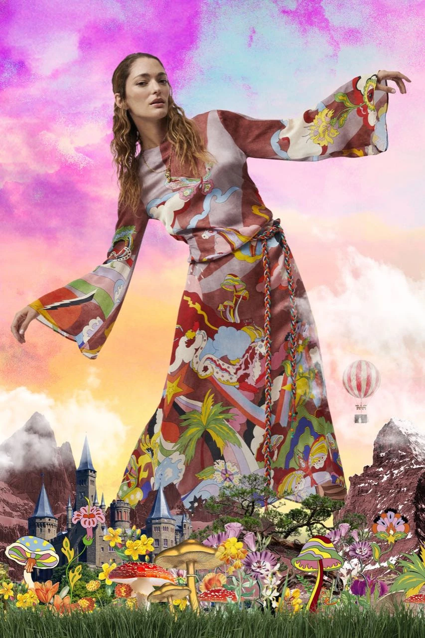 Sofia Sanchez de Betak posa para su colección Chufy's 2024 Resort