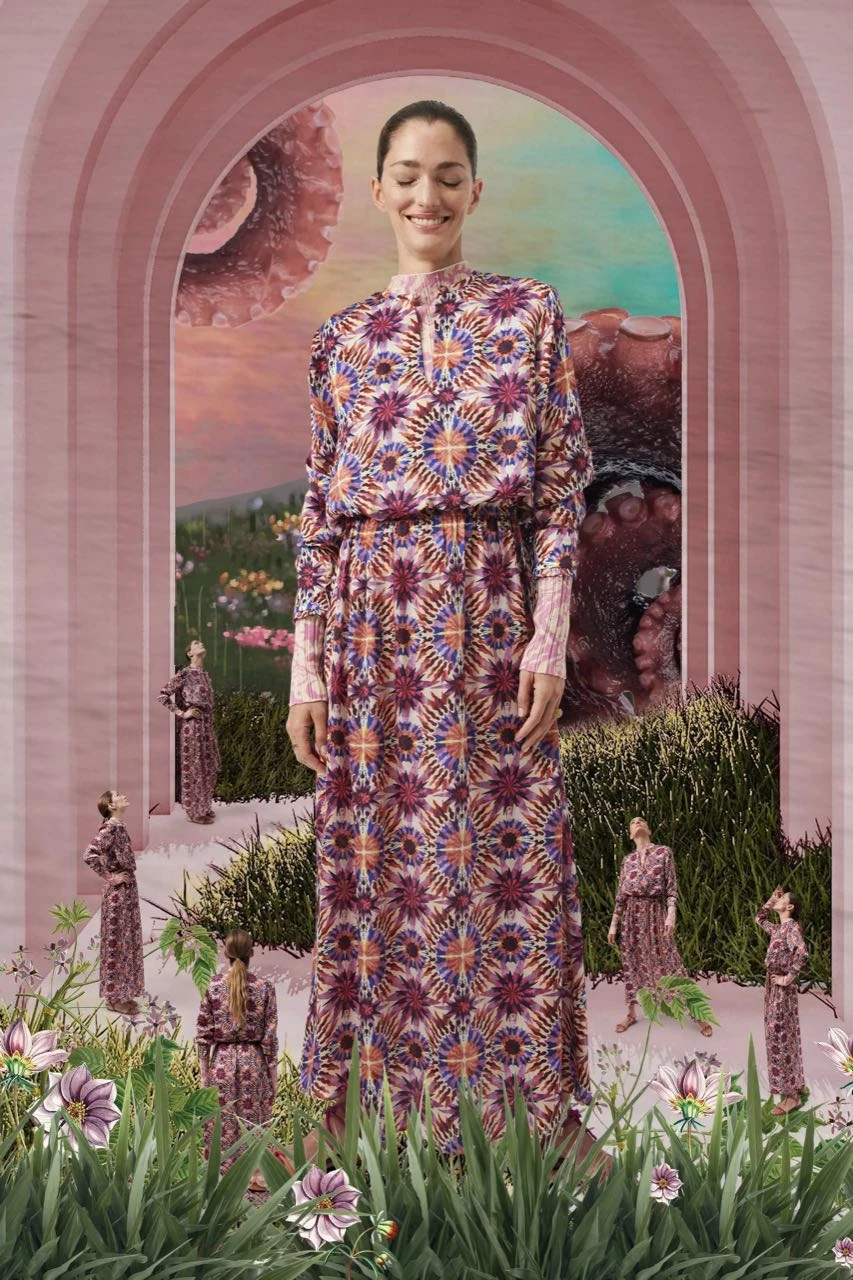 Sofia Sanchez de Betak posa para su colección Chufy's 2024 Resort