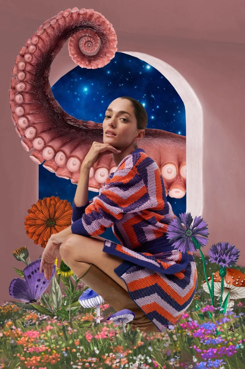 Sofia Sanchez de Betak posa para su colección Chufy's 2024 Resort