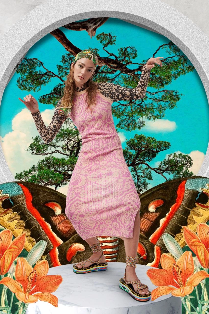 Sofia Sanchez de Betak posa para su colección Chufy's 2024 Resort