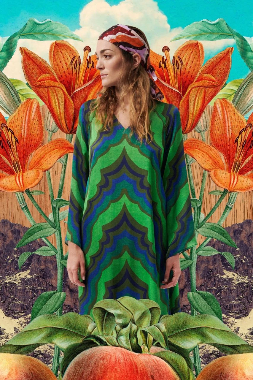 Sofia Sanchez de Betak posa para su colección Chufy's 2024 Resort