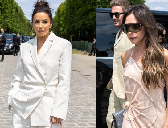 Vidriera: desde Eva Longoria a Victoria Beckham, los looks más chic de las invitadas al desfile de Jacquemus