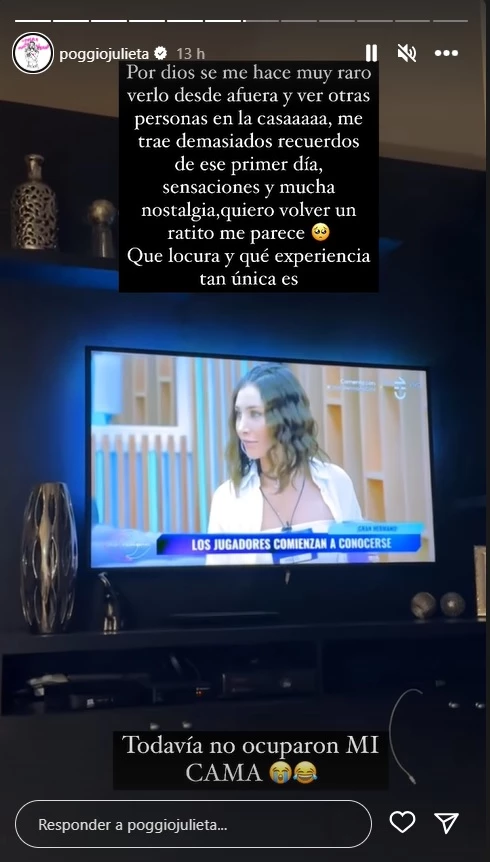 Julieta Poggio opinó sobre Gran Hermano Chile