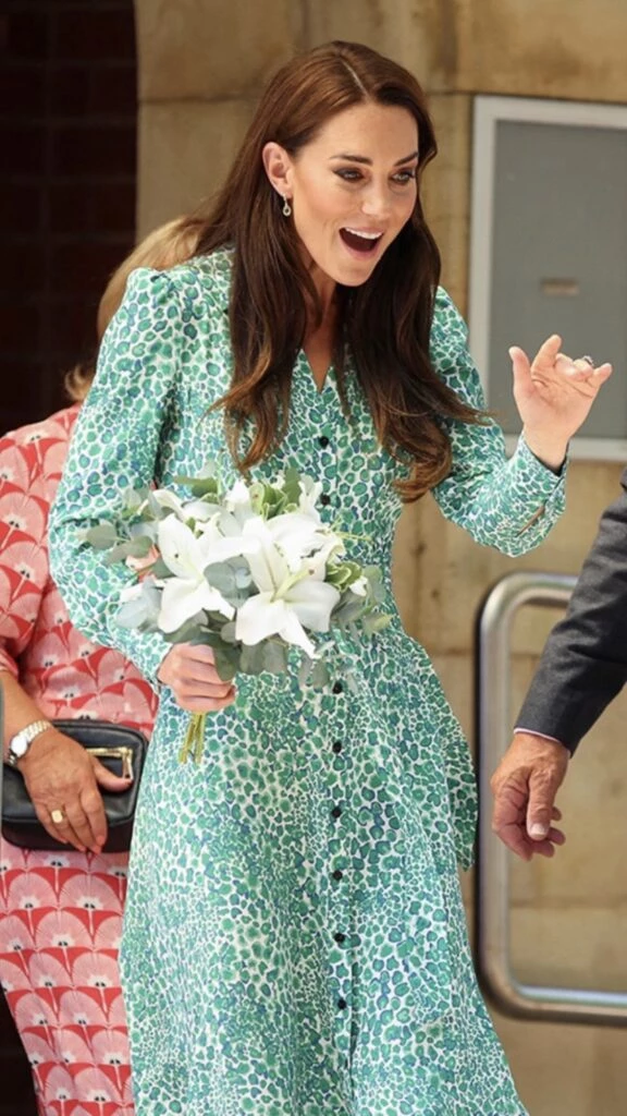Kate Middleton apostó por el color verde en su último look. Foto: Instagram.