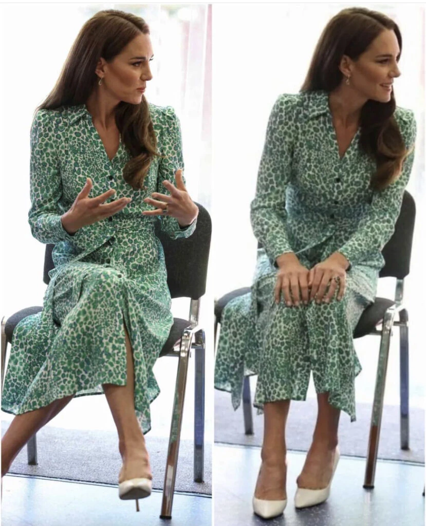 Kate Middleton apostó por el color verde en su último look. Foto: Instagram.