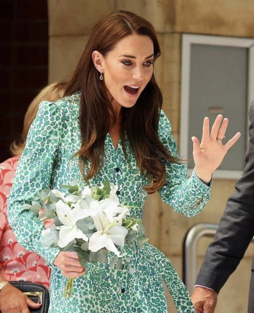 Kate Middleton apostó por el color verde en su último look. Foto: Instagram.