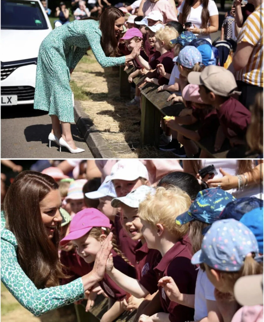 Kate Middleton apostó por el color verde en su último look. Foto: Instagram.
