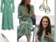 Kate Middleton apostó por el color verde en su último look. Foto: Instagram.