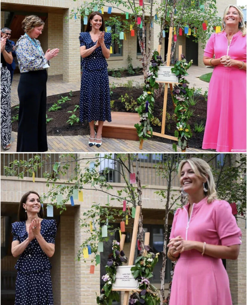 Kate Middleton apostó por los lunares. Foto: Instagram.