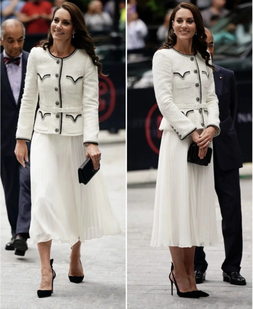 Kate Middleton sorprendió con una cartera Chanel. Foto: Instagram.