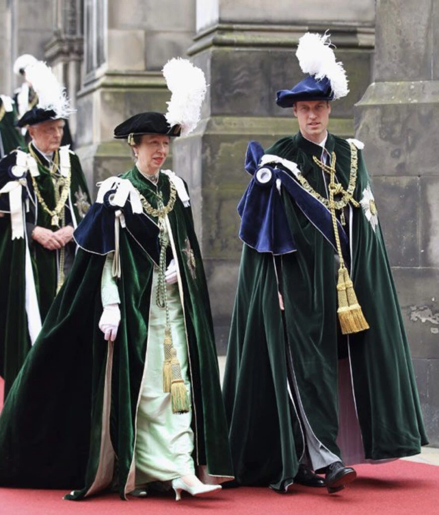 La princesa Ana y William. Foto: Pinterest.