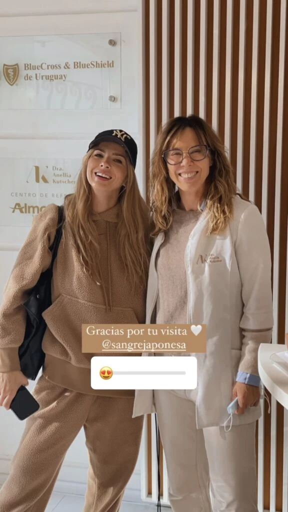 La China Suárez apostó por el conjunto más trendy. Foto: Instagram.