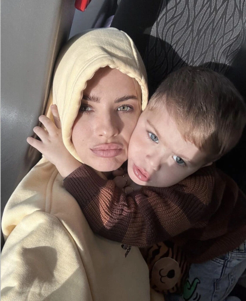 La China Suárez y su hijo Amancio. Foto: Instagram.