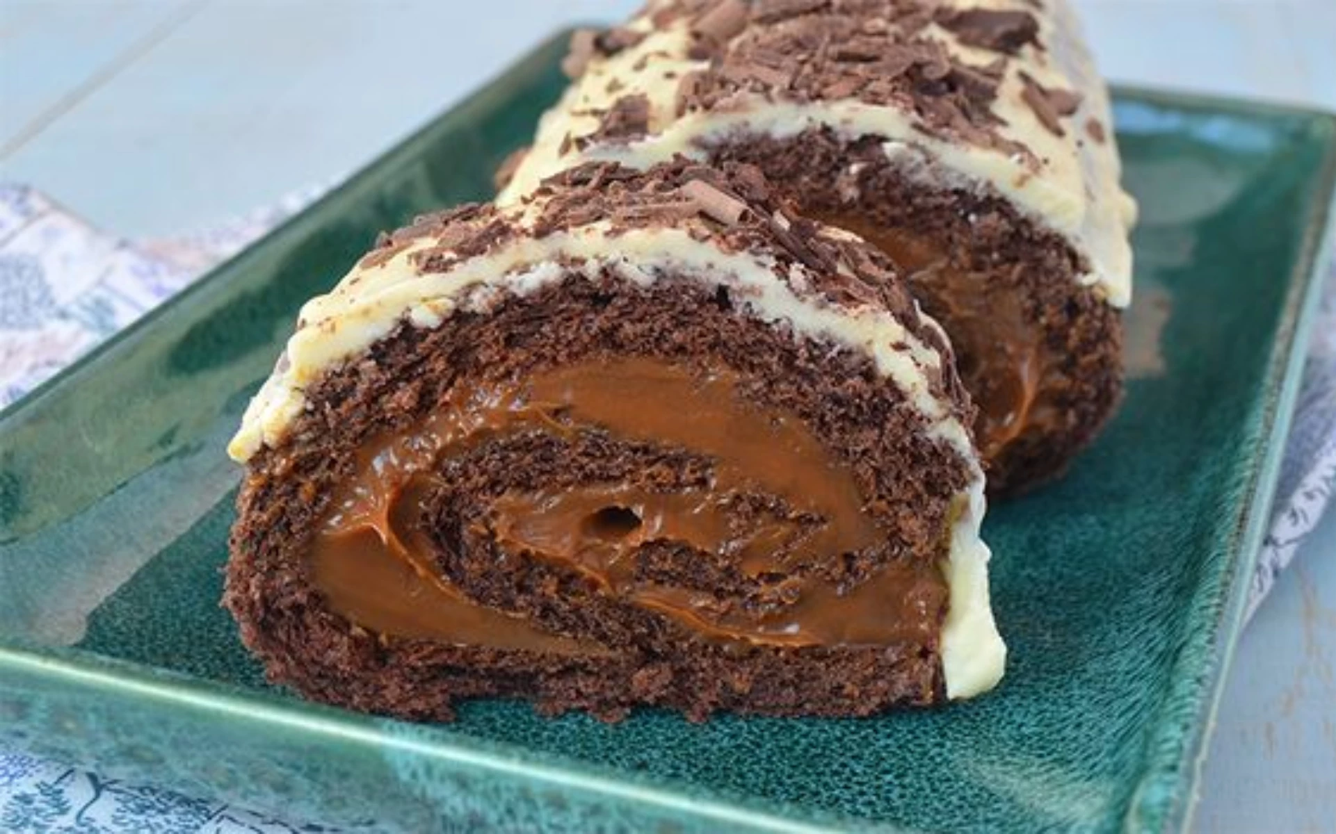 La receta de pionono de chocolate que se hace en simples pasos