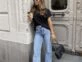 Look casual con baggy jeans