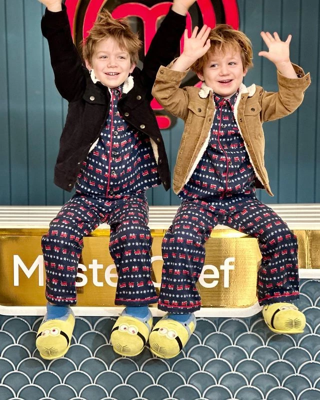 Lorenzo y Lautaro, los hijos del chef Germán Martitegui