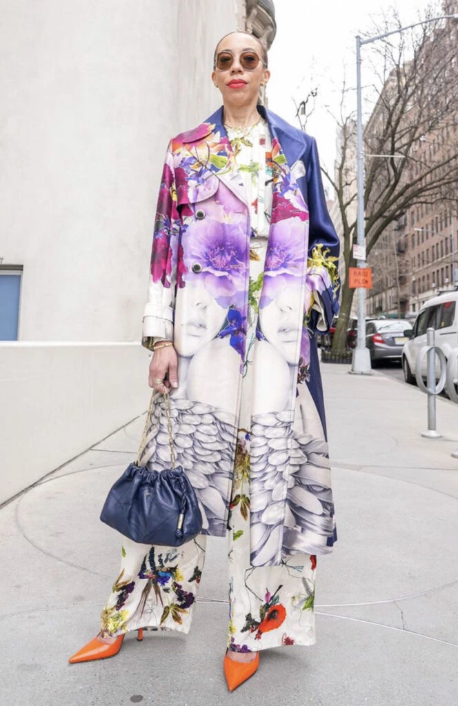 Los estampados son furor este otoño 2023. Foto: Pinterest.