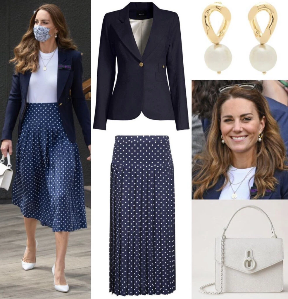 Los lunares, el nuevo estampado favorito de Kate Middleton. Foto: Instagram.