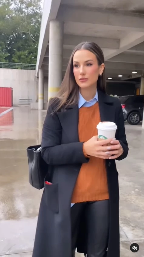 Luli Fernández y su look de invierno