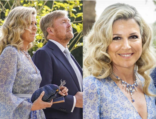 El espectacular look boho chic de Máxima en la boda del príncipe Hussein de Jordania