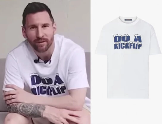 Furor por la remera Vuitton que usó Messi: cuánto cuesta y por qué afirman que tiene un mensaje del campeón