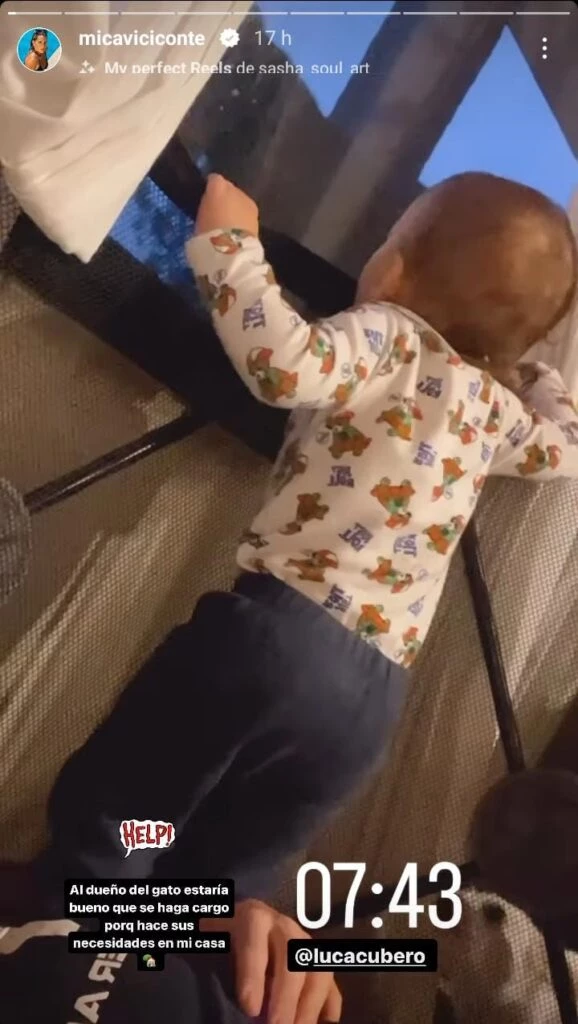 Mica Viciconte hizo un fuerte descargo contra un vecino