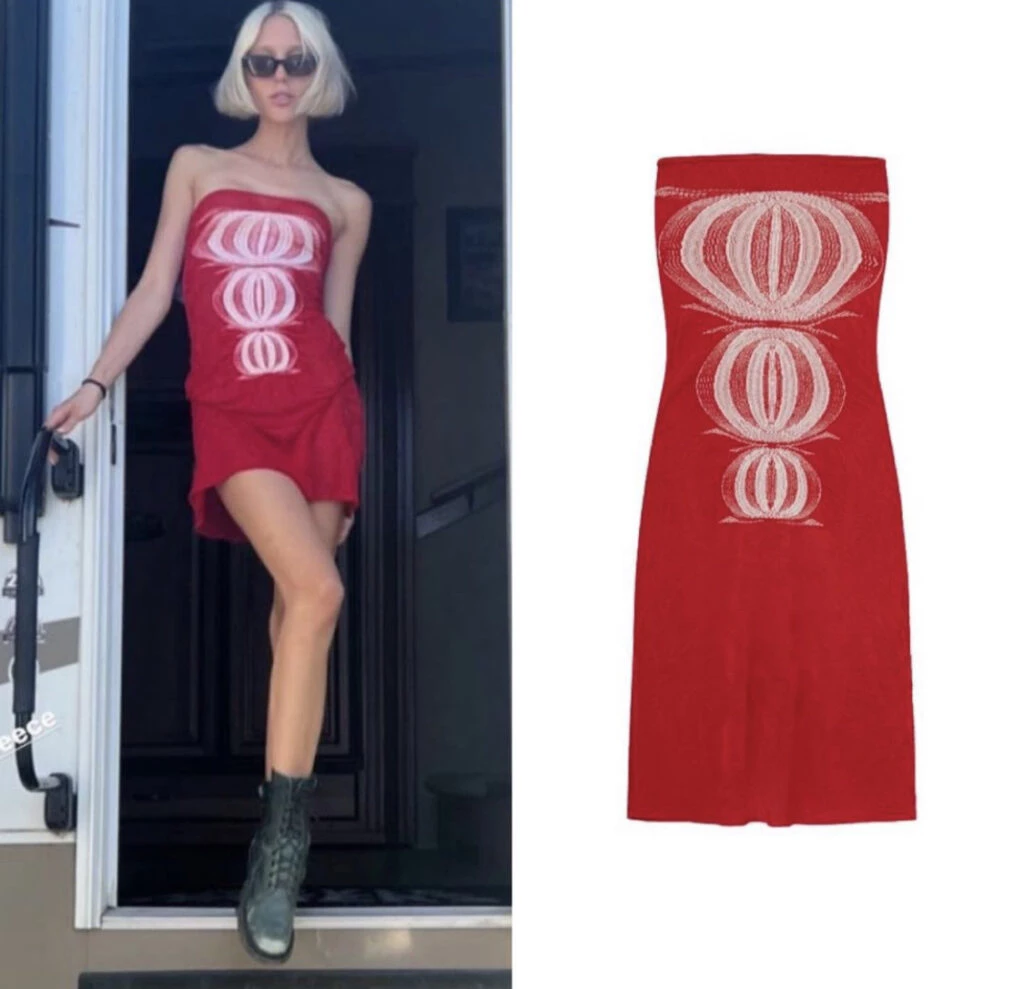 Olympia de Grecia en el Festival de Glastonbury. Foto: Instagram.