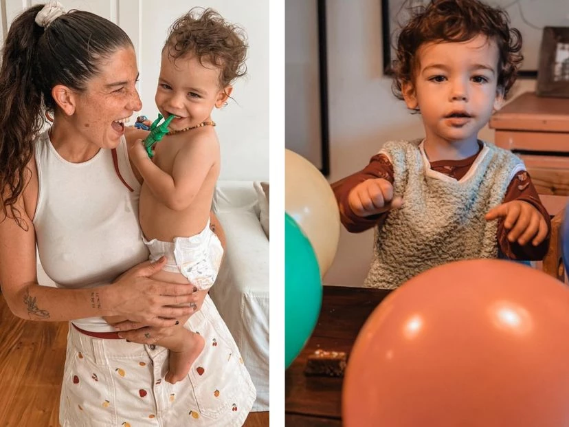 Belisario, hijo de Juana Repetto celebró sus dos años