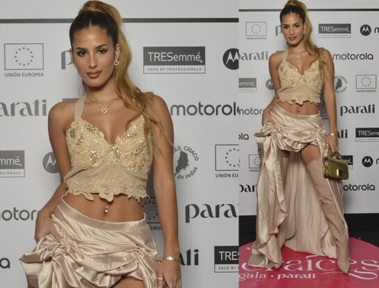 Julieta Poggio dijo presente en la Gala Para Ti Raíces: "El ítem infaltable de este invierno es el pantalón ancho de tiro bajo"