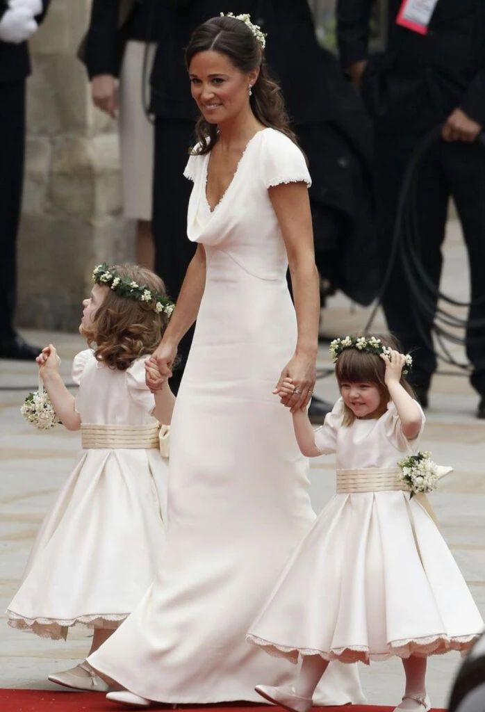 Pippa Middleton impactó en el casamiento de Kate. Foto: Pinterest.