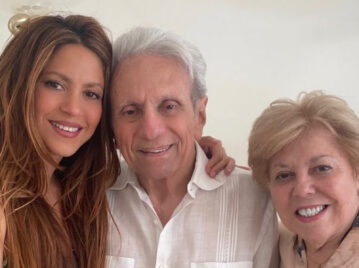 Shakira le dedicó un emotivo mensaje y video a sus padres