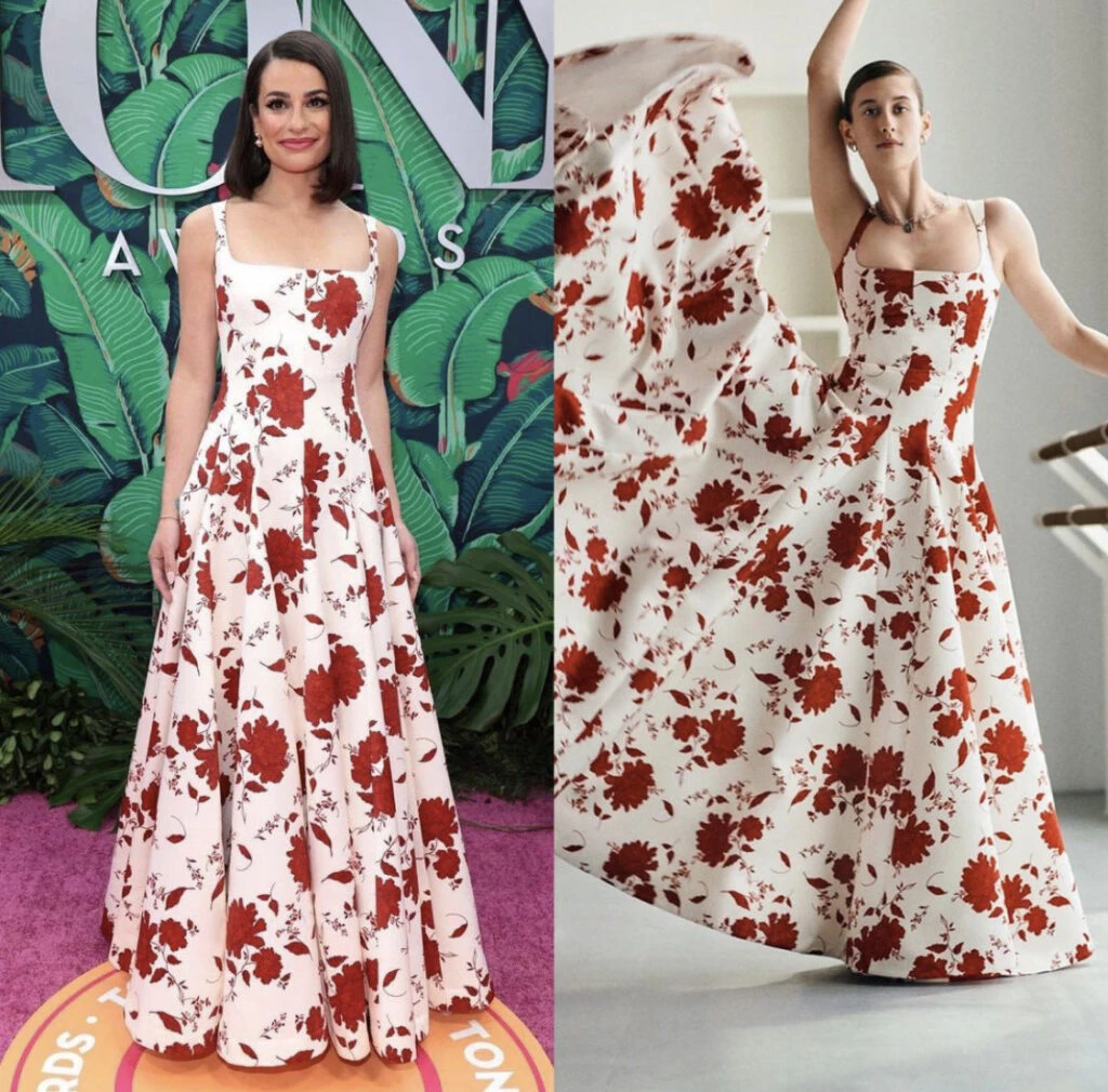 Lea Michele en los Tony Awards 2023. Foto: Instagram.