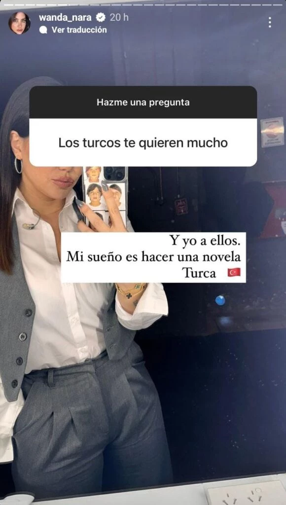 Wanda Nara contó el sueño que quiere cumplir en Turquía