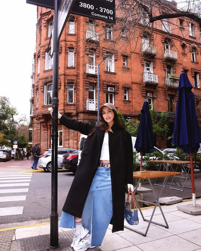 Zaira Nara compartió su look trendy