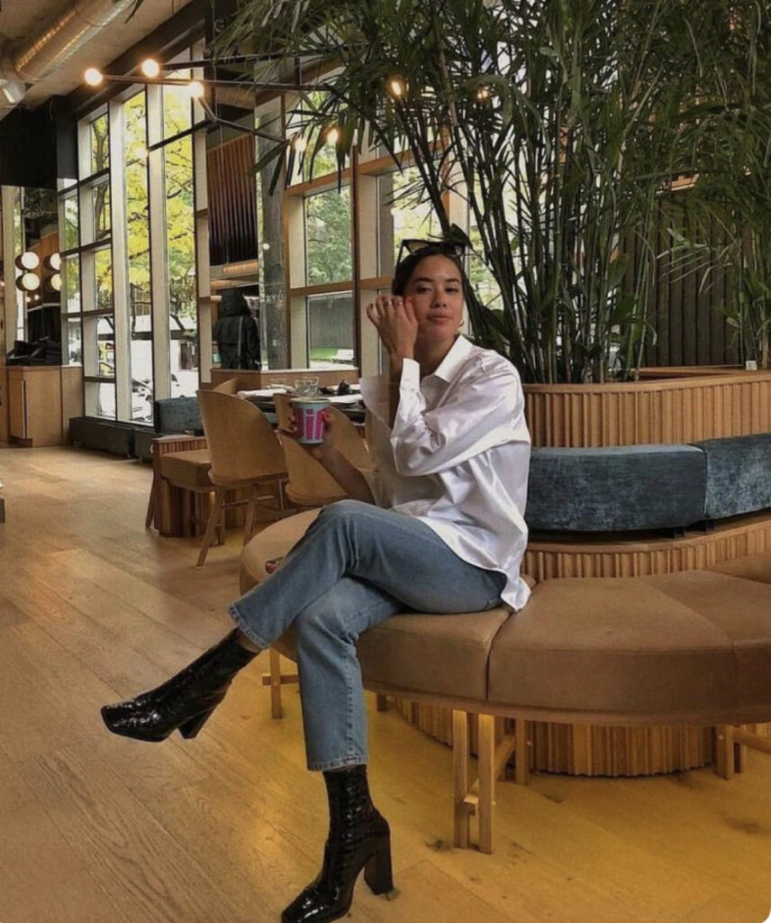 Zapatos punta cuadrada, los más trendy de este otoño 2023. Foto: Pinterest.