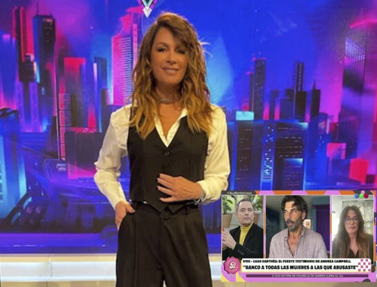 Andrea Campbell reveló que fue acosada por Juan Darthés: "Me tocó adelante de todos"