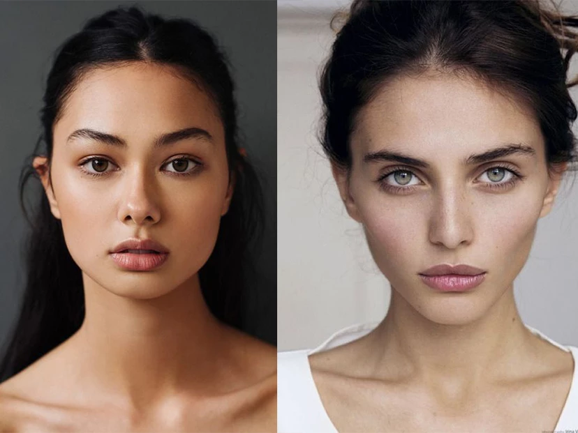 delineado transparente o tighlining